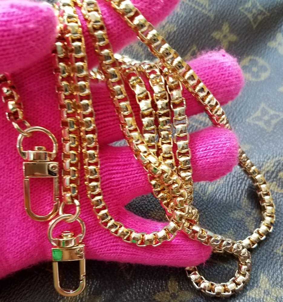 45 inches gold chain crossbody Replacement
